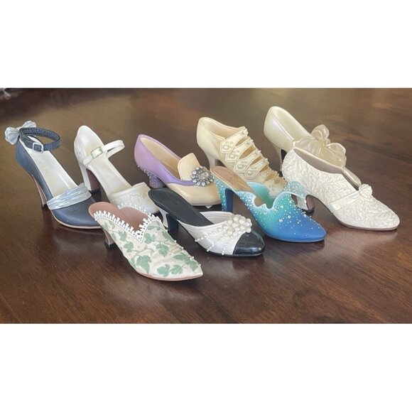 Just The Right Shoe by Raine Lot of 9 Collectible Shoe Retro Victorian Feminine - Picture 1 of 12